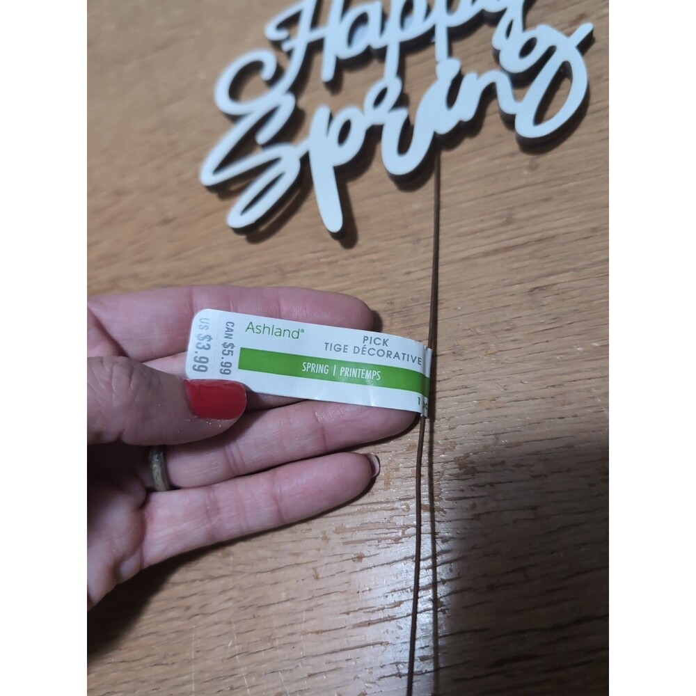 Happy Spring Wooden Home Decor - Picture 2 of 4